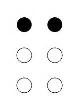 Braille Alfabet Letters Kode Dots 符号 Alfabetul sketch template