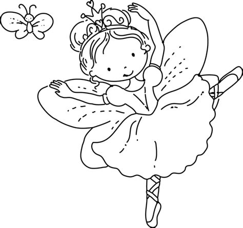 fairy princess coloring pages  getcoloringscom  printable