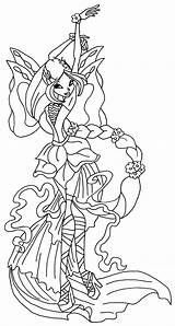 Flora Harmonix Coloring Winx Club Pages Elfkena Bw Stella Google Deviantart Book Teen Kids Search Lovix Gr sketch template