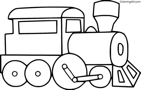 train coloring pages coloringall