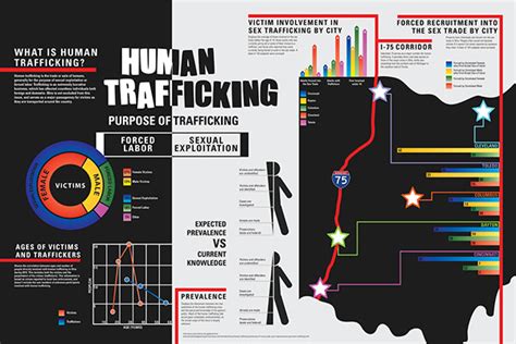 Human Trafficking Infographic Poster On Behance