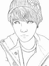 Suga Lineart Colorear Colorare Disegni Pngocean Uihere sketch template