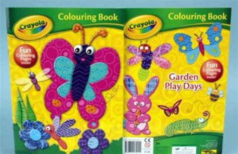 crayola colouring book reas department store