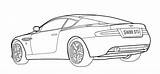 Aston Martin Db9 Deviantart sketch template