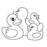 Template Duck Coloring Ducks Templates Shape sketch template