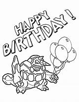 Pokemon Birthday Coloring Happy Pages Clipartbest Clipart sketch template