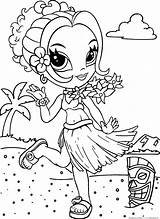 Fille Coloriage Imprimer Coloring Dessin Colorier Gratuit Lisa Frank Pages Printable Sheets Savoir Plus sketch template