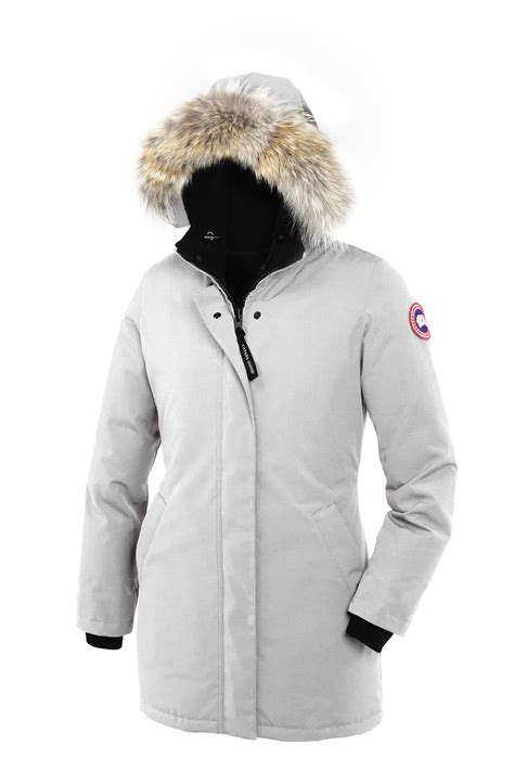Canada Goose Victoria Fur Trrimmed Down Padded Parka