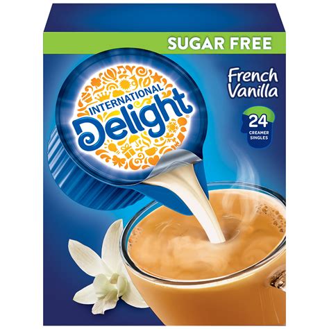 international delight sugar  french vanilla coffee creamer singles