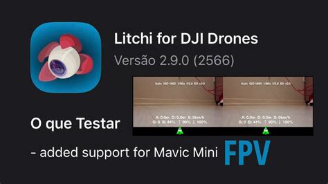 litchi funciona  mavic mini ios youtube