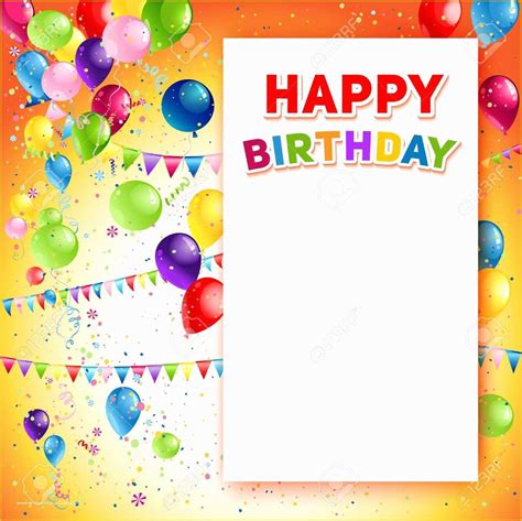 happy birthday poster template   birthday poster design template