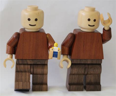 giant wooden lego men  steps  pictures instructables