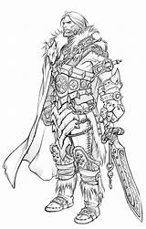 Character Coloring Concept Warcraft Desenho Fantasy Pages Costume Characters Designs Drawing Drawings Wow Behance Sketches Warrior Cool Elf Para Knight sketch template