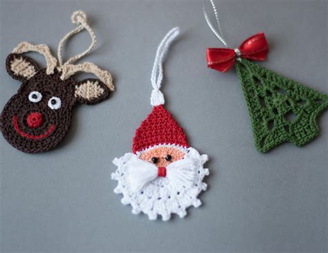 crochet christmas ornaments crochet christmas decorationcrochet set