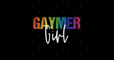 Rainbow Lesbian Pride Gaymer Girl Gay Gamer Girl Gaymer Girl