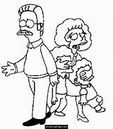 Simpsons Voisins Colouring Apu Bart Ordinateur sketch template