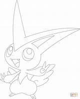 Coloring Pages Pokemon Victini Coloriage Color Sheets Printable Drawing Print Draw Imprimer Peace sketch template
