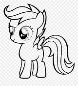 Coloring Pages Cutie Mark Mlp Crusaders Pony Little Animal Kids Clipart Pinclipart Scootaloo sketch template