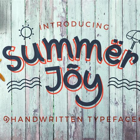 summer joy font lovesvgcom