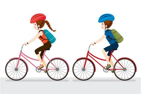 Girl Riding Bike Illustrations Royalty Free Vector Graphics And Clip Art