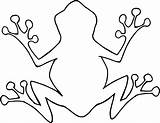 Frog Coloring Tree Pages Clipartmag sketch template
