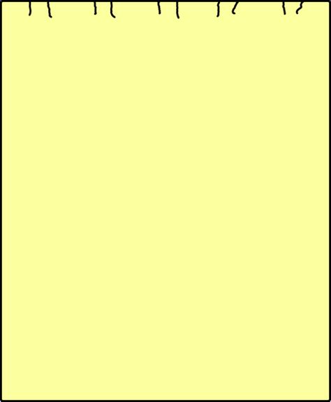 yellow sheet clipart   cliparts  images  clipground