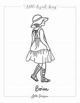 Boise Coloring sketch template