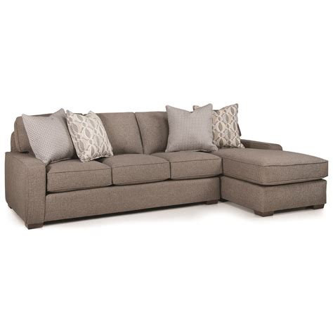 smith brothers build    series casual  seat sectional   chaise mueller