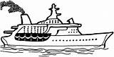 Cruise Ship Coloring Pages Kids Drawing Disney Clipart Netart Pleasure Drawings River Last Paintingvalley sketch template