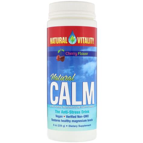 natural vitality natural calm the anti stress drink cherry flavor 8
