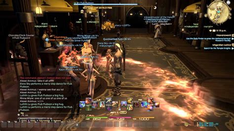 Final Fantasy Xiv Naked Dance Party Youtube