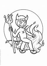 Teufel Demonios Diablos Malvorlagen Dibujosparacolorear24 sketch template