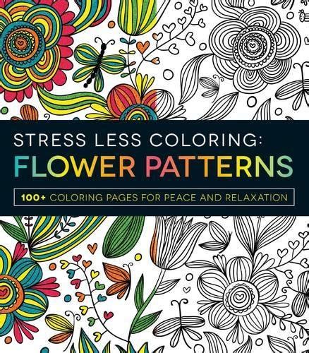 stress  coloring flower patterns  coloring pages  peace