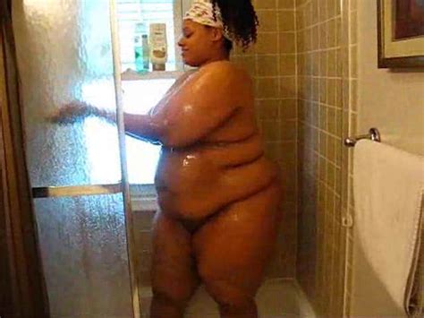 Black Bbw Wet And Sexy In The Shower Alpha Porno