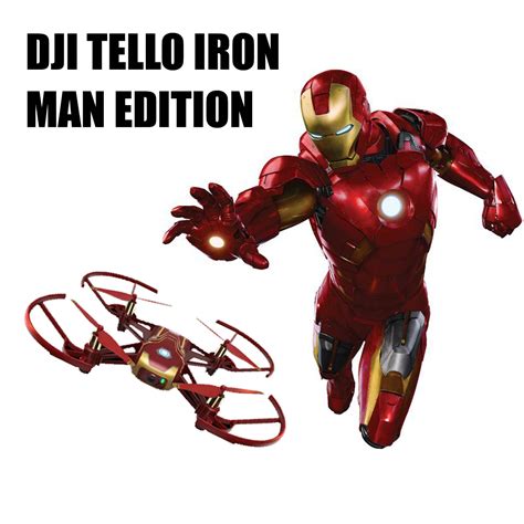 dji tello iron man edition  drone  marvel style