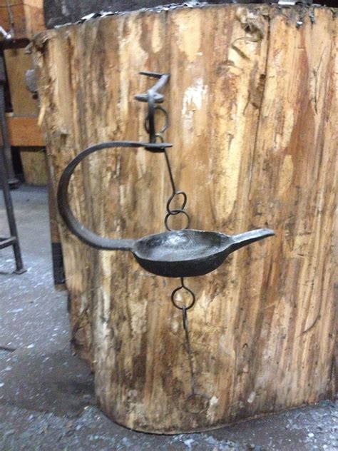 hand forged betty lamp wrought iron candle holders primitive lighting iron candle holders
