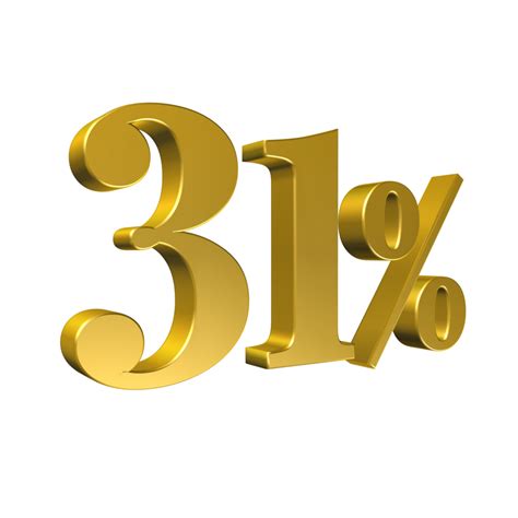 percent gold number    rendering  png