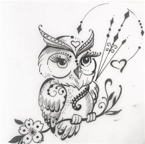colorful mandala tattoo mandalatattoo owl tattoo drawings cute owl
