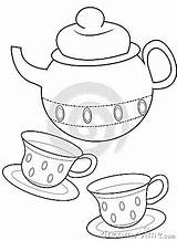 Teacup Cups sketch template