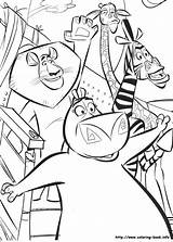 Madagascar Coloring Info Book Pages Colouring Printable sketch template