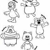 Timmy Time Coloring Characters Harriet Pelican Otus Owlet Tell Story sketch template