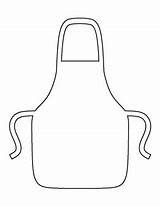 Apron Printable Pattern Patterns Delantal Chef Clothing Thick Cocina Patternuniverse Disposable Extra Crafts Gif Templates Stencils Book Stencil Kids Choose sketch template