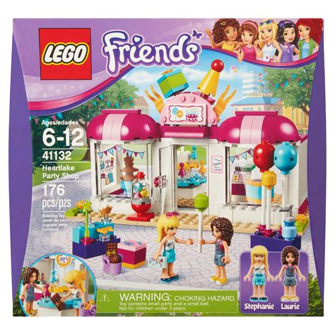 lego friends heartlake party shop building toy ages    count