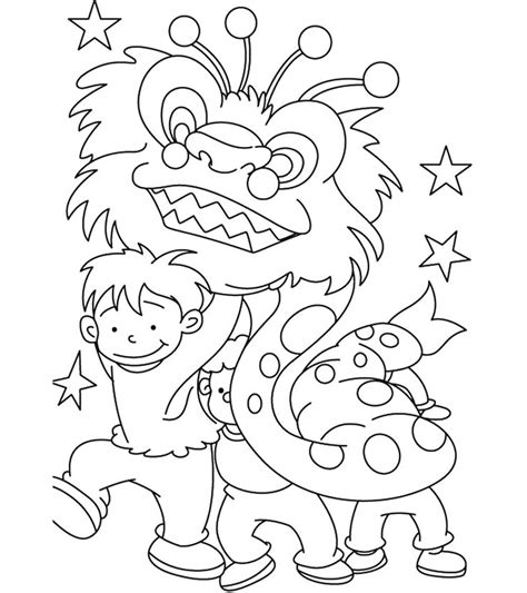 chinese  year  coloring pages coloring home