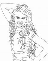 Coloring Montana Hannah Cyrus Miley Swift Taylor Pages Printable Celebrities Coloriage Print Color Kids Greatest Smiling Disney Visage Colorier Drawings sketch template
