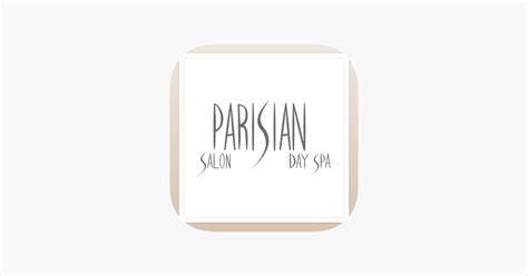 parisian salon day spa   app store
