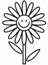 Daisy Coloring Pages Flower Getdrawings sketch template
