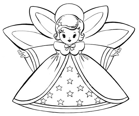 angels coloring page graphicsfairy