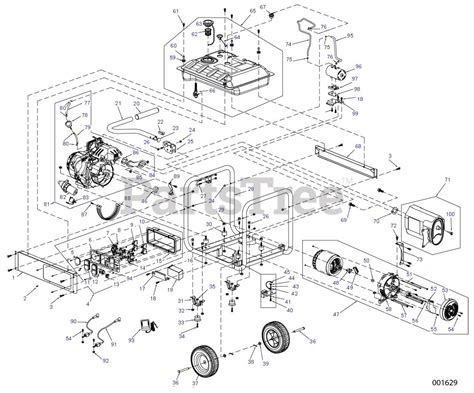 generac generator parts diagram