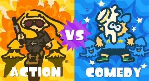 splatoon 2 s january splatfest pits action and comedy against one another
